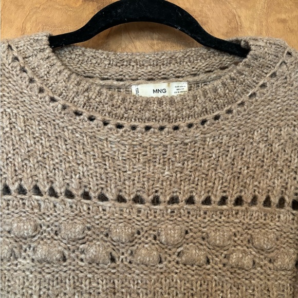 Mango Wool- blend Knit Sweater in Oatmeal Color - Picture 12 of 15